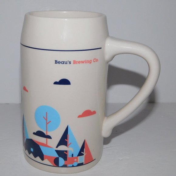 Beau's Brewing Company Vankleek Hill Ontario Craft Mug Tankard Stein Beer 6" - Picture 1 of 9